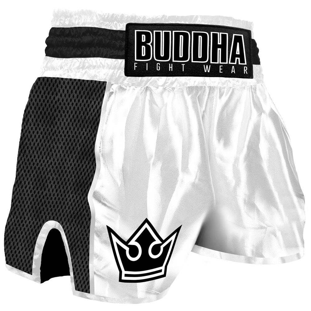 Short de boxe Thaï Buddha Fight Wear Retro Premium