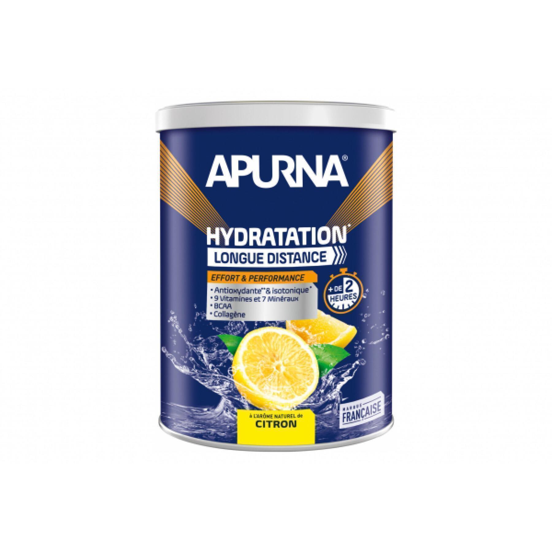 Boisson isotonique hyd longue distance citron pot agrumes Apurna