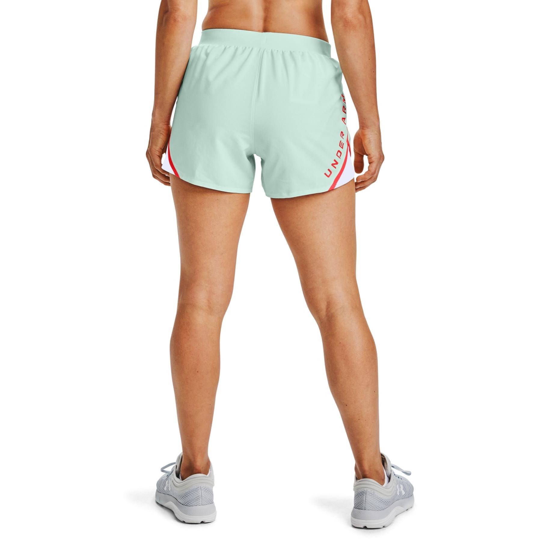 Short femme Under Armour Fly By 2.0 Stunner