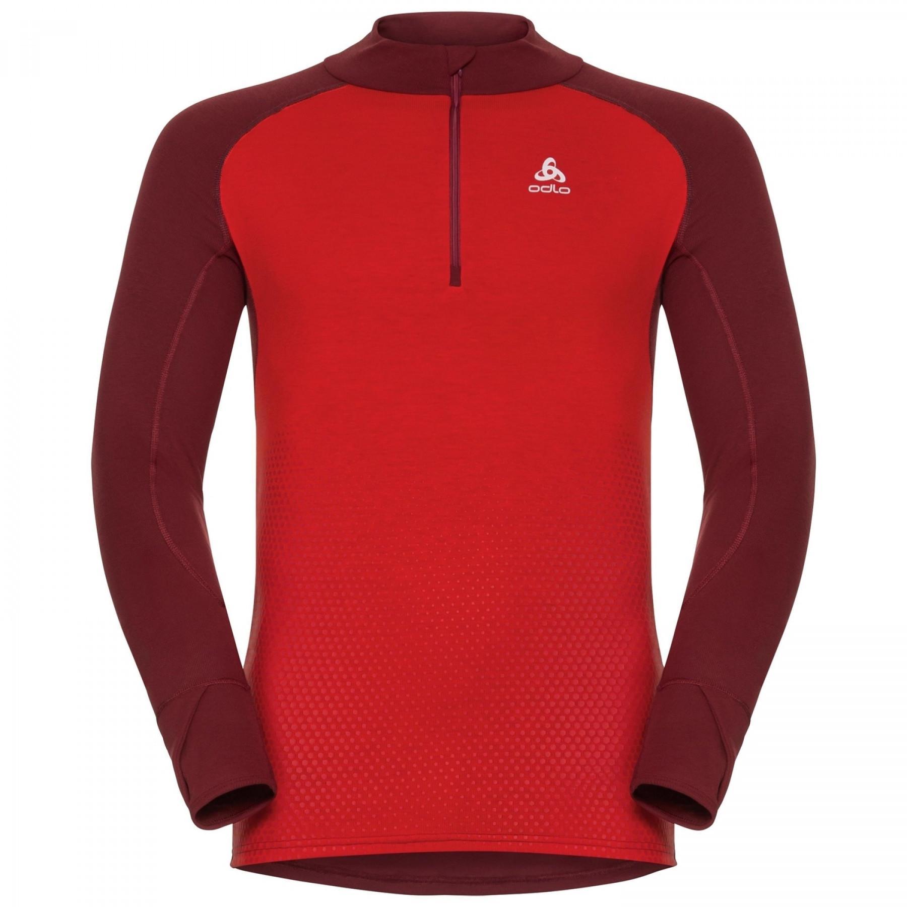 Maillot L/S Odlo Col ras du cou Performance Muscle Running Warm