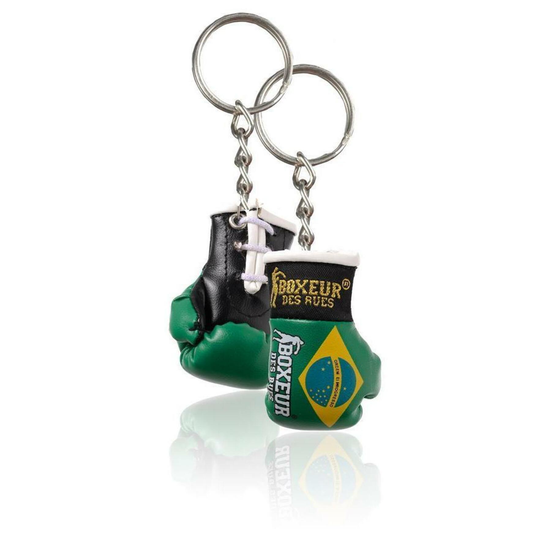 Porte clés Brésil gant de boxe Boxeur des Rues