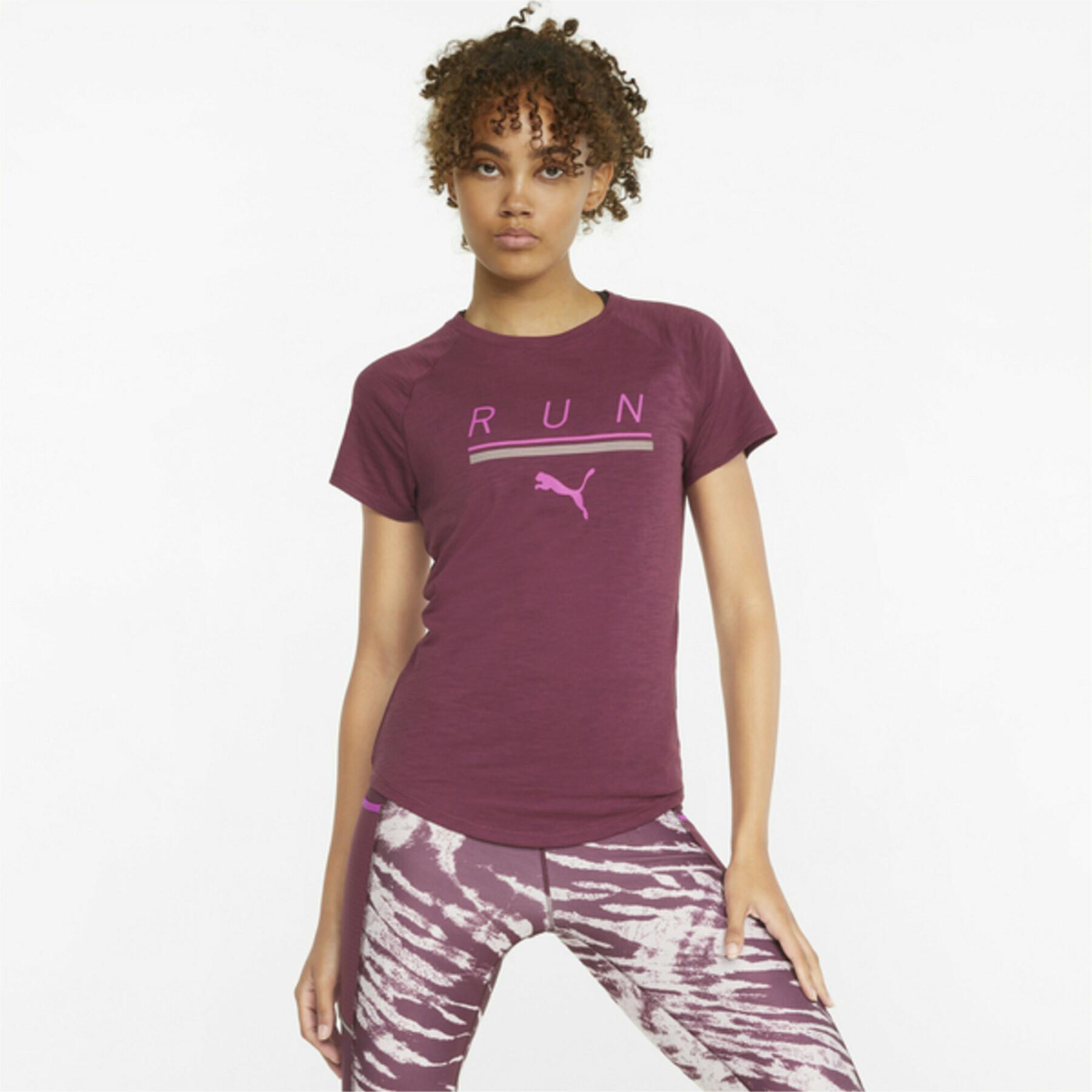 T-shirt femme Puma Run 5k Logo