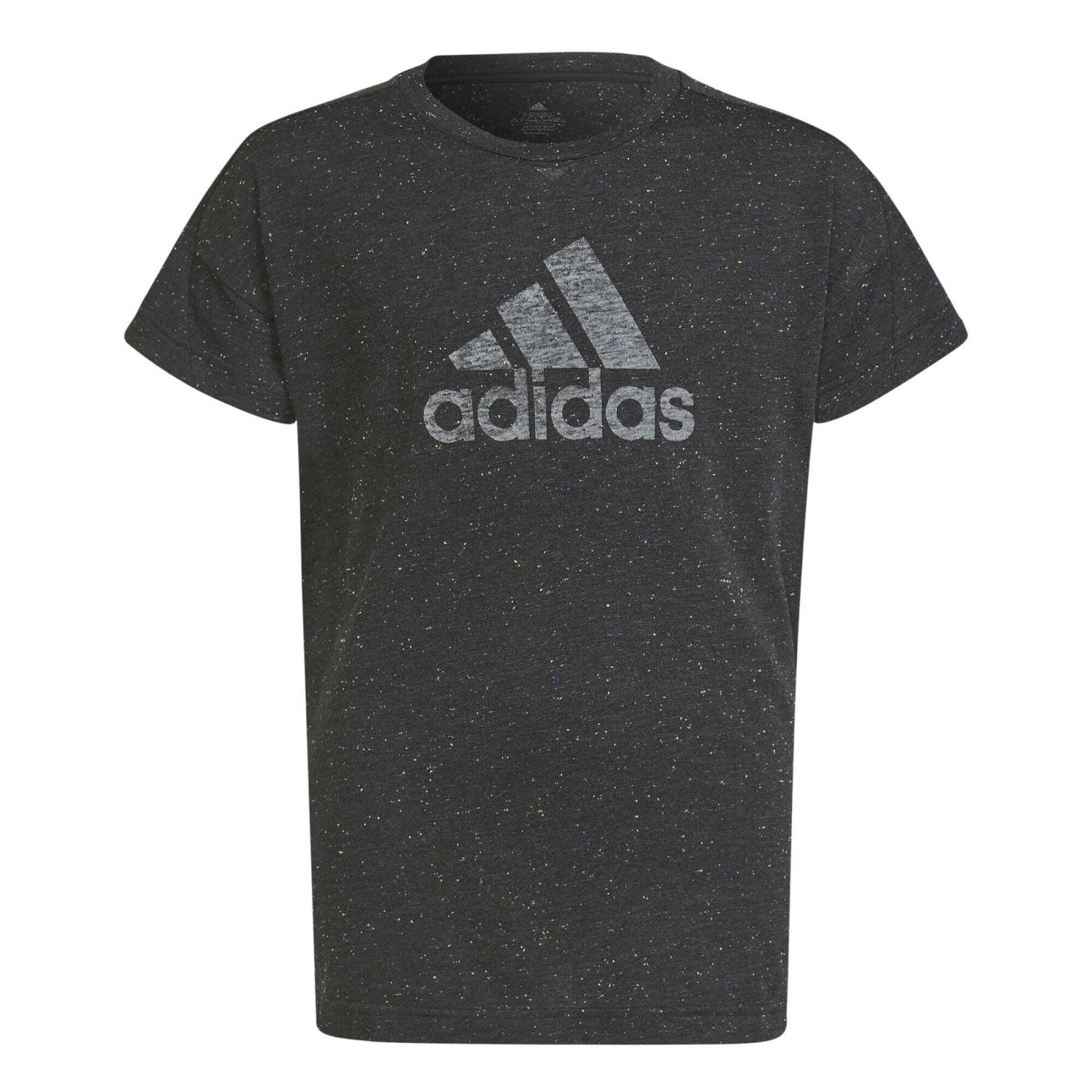 T-shirt ample en coton avec écusson de sport fille adidas Future Icons