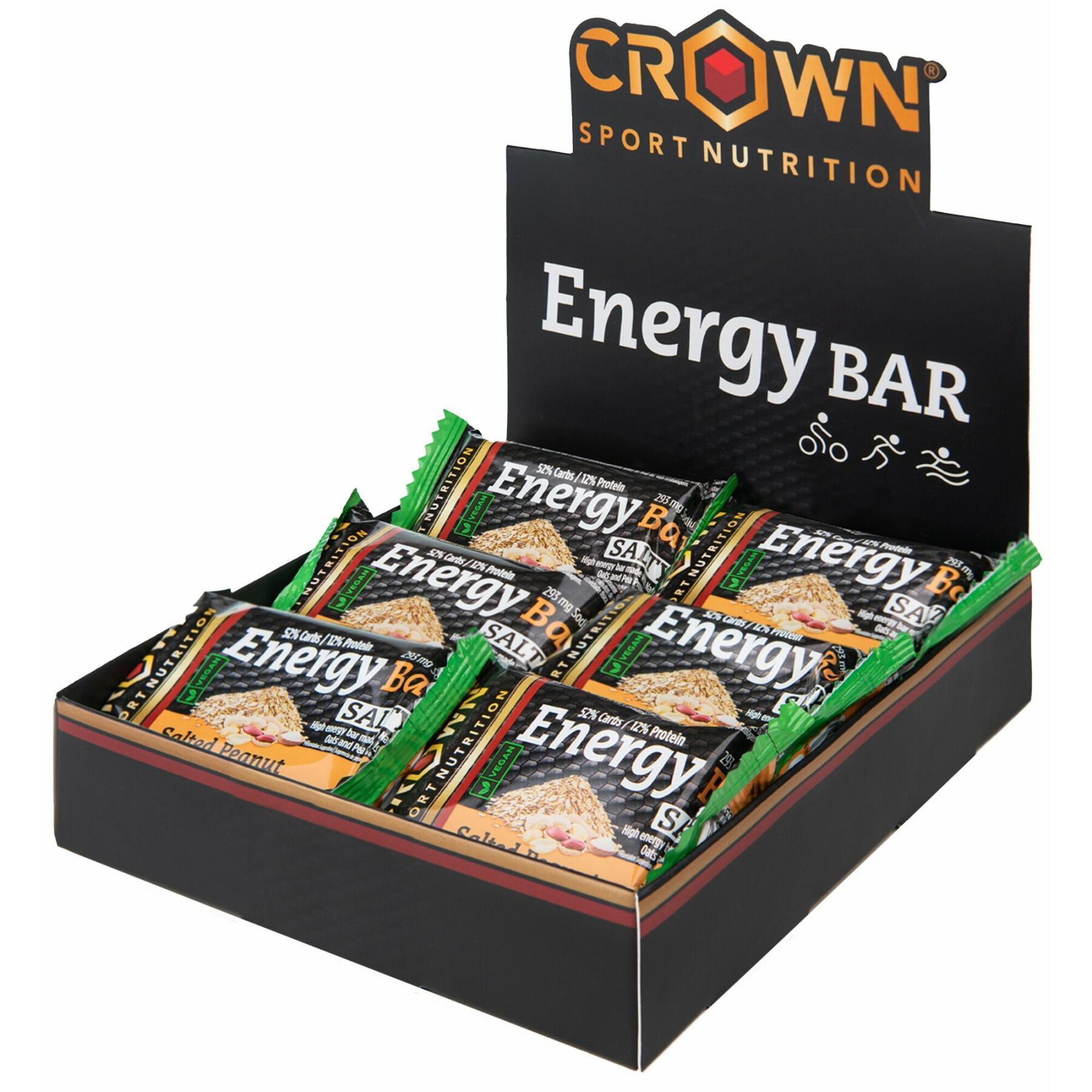 Barre de nutrition végan Crown Sport Nutrition Energy - arachides salées - 60 g