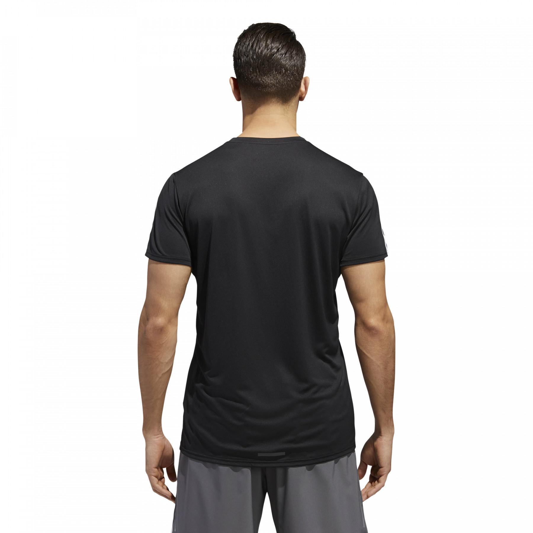 T-shirt de running adidas 3-Stripes