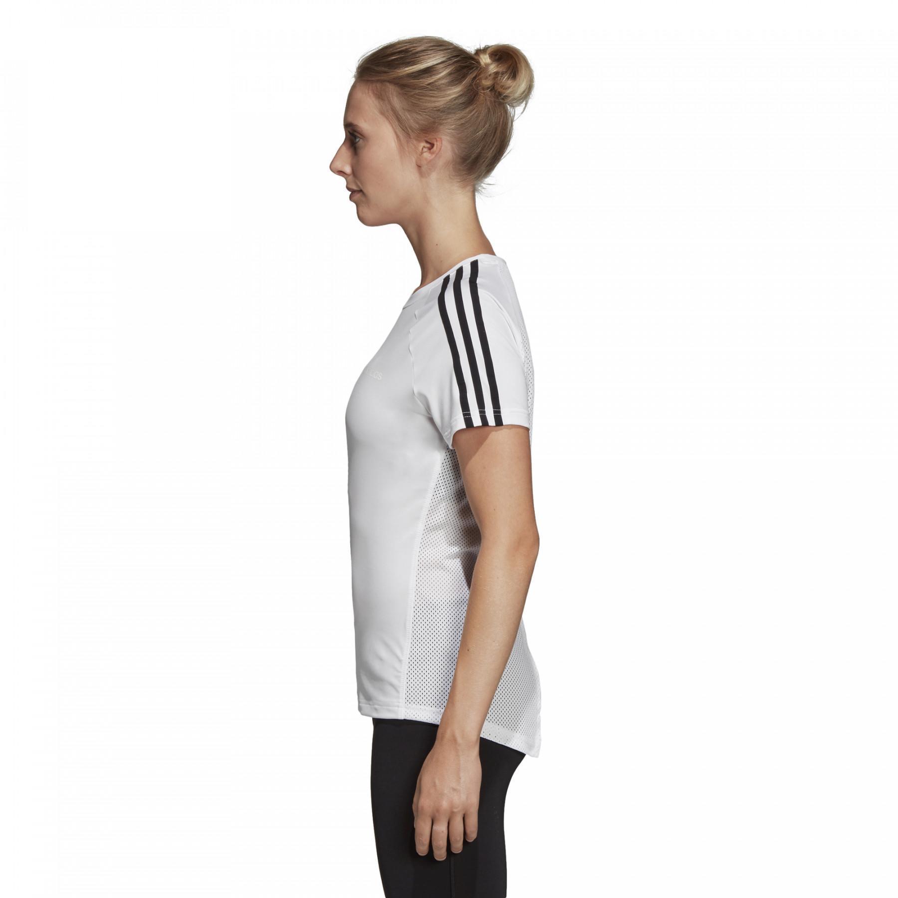 T-shirt femme adidas Design 2 Move 3-Stripes