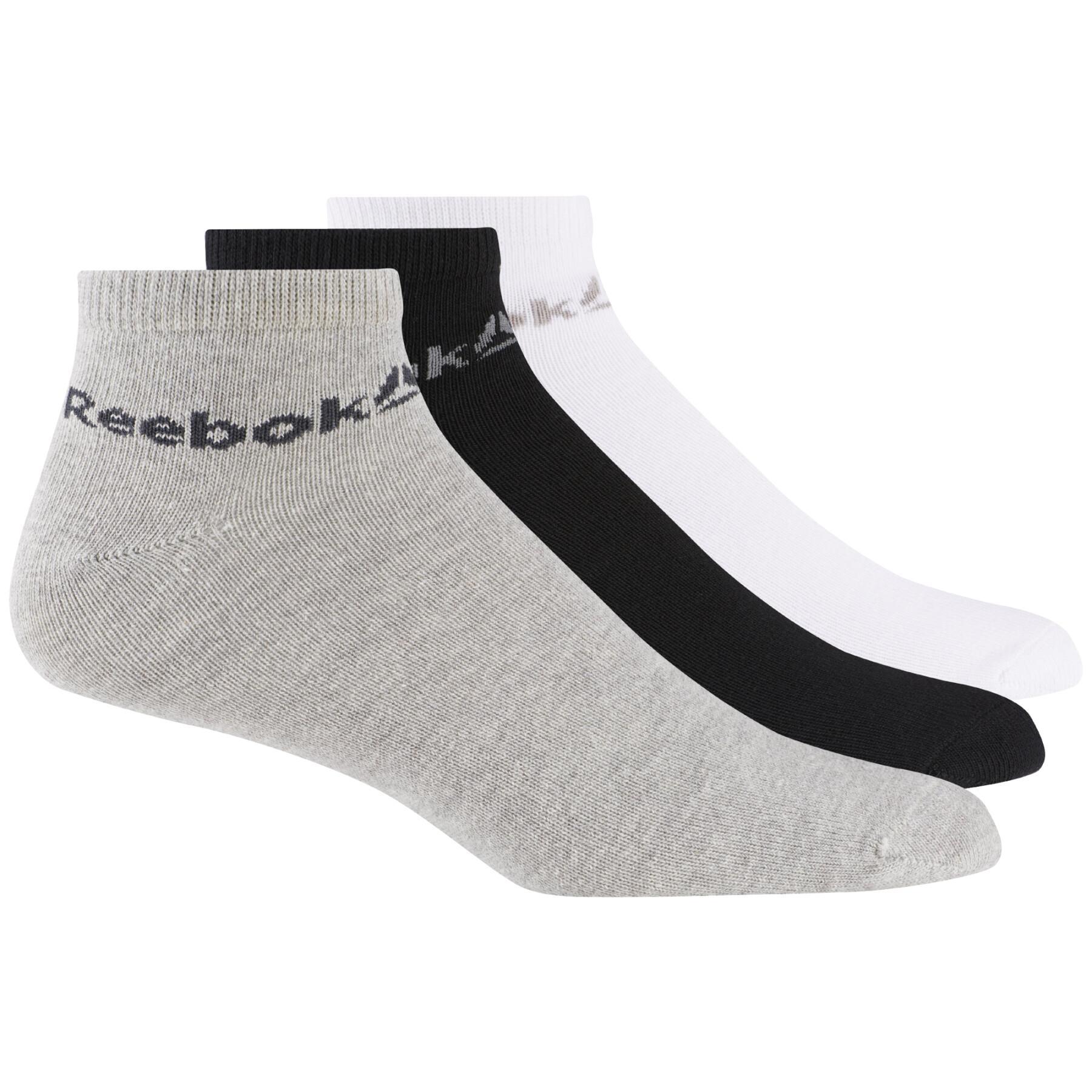 Lot de 3 paires de chaussettes Reebok moyennes Active Core