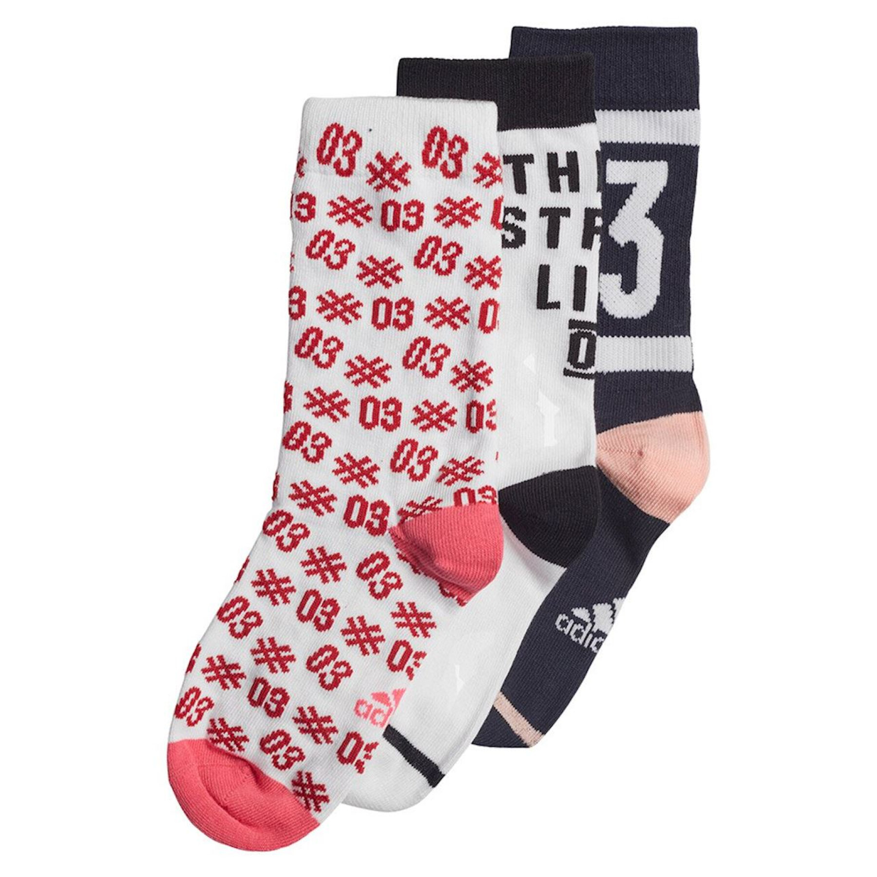 Chaussettes kid adidas Graphic 3 Pairs