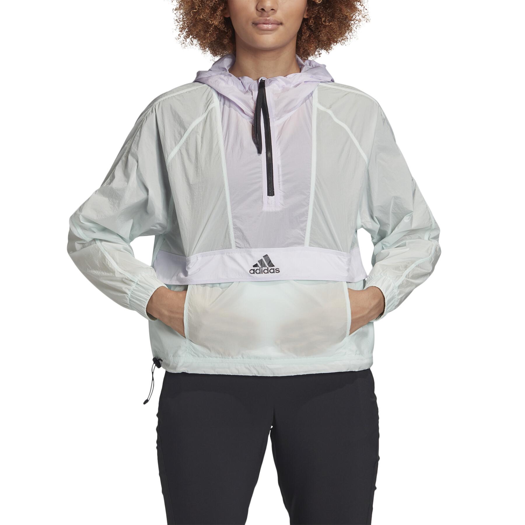 Coupe-vent femme adidas Cropped Wind Ready