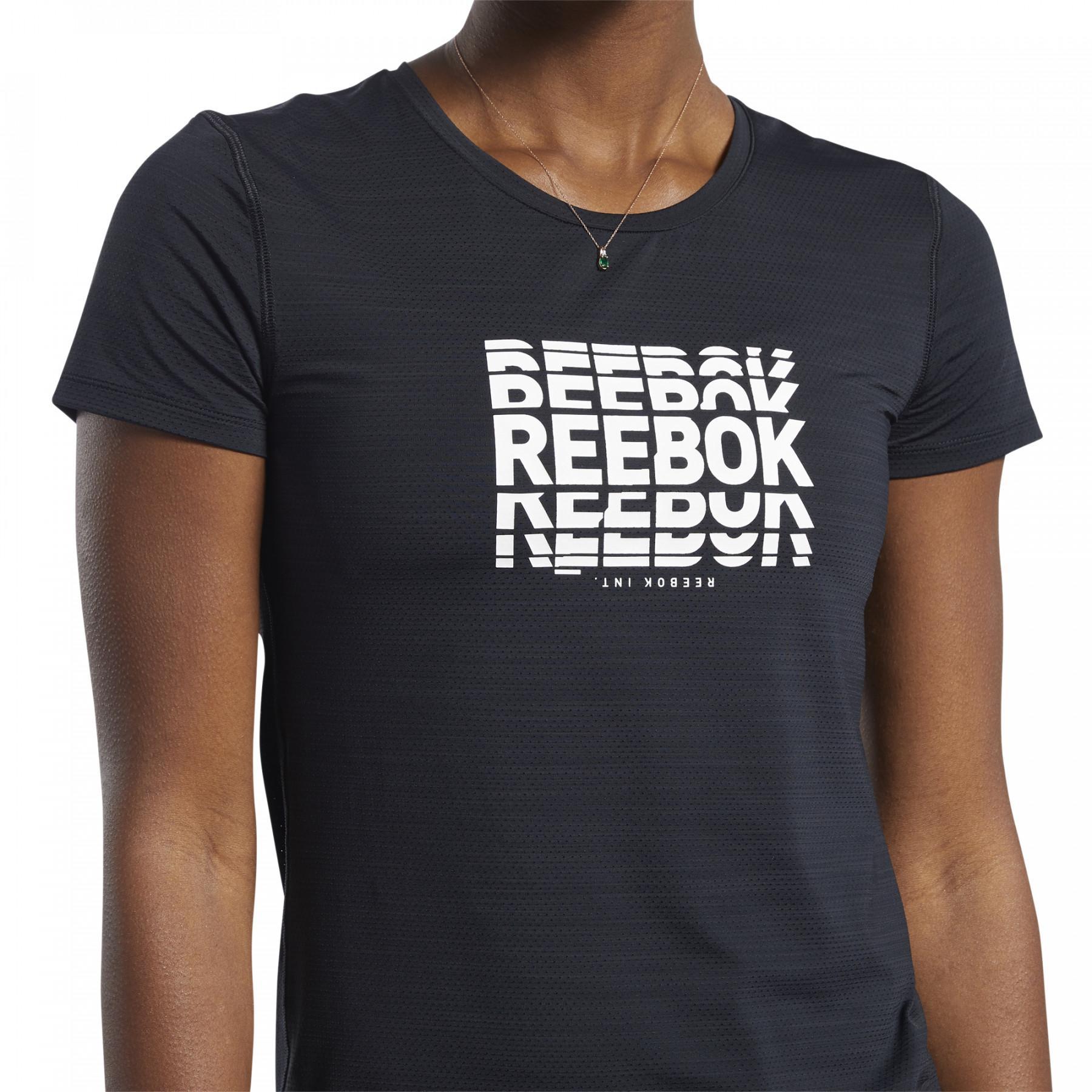 T-shirt femme Reebok ActivChill Graphic