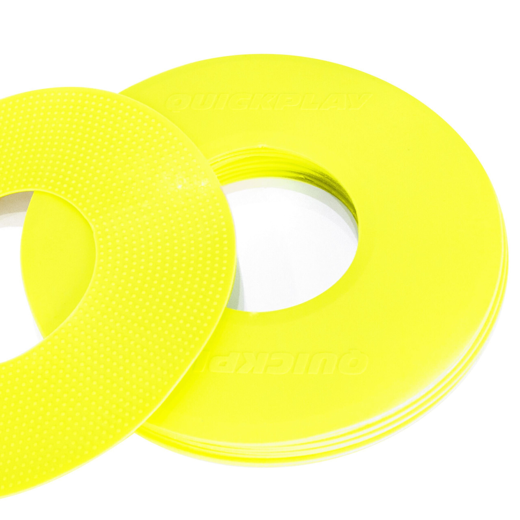 Pack de 10 disques de marquage Quickplay jaune fluo