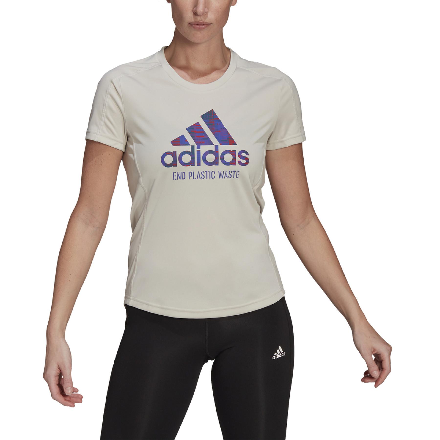T-shirt femme adidas Run for the Oceans Graphic