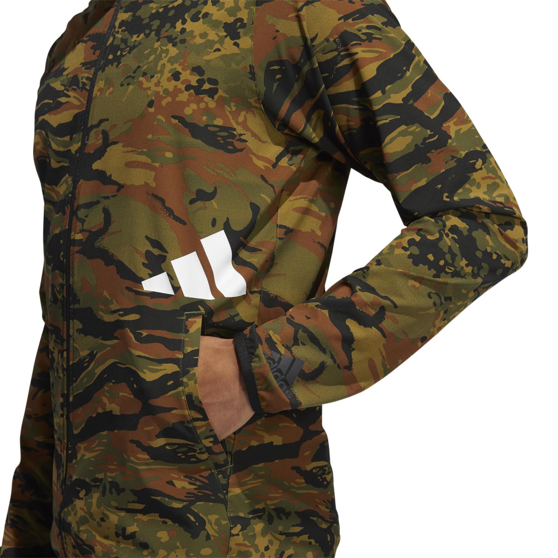 Sweatshirt à capuche adidas FreeLift Camouflage Training