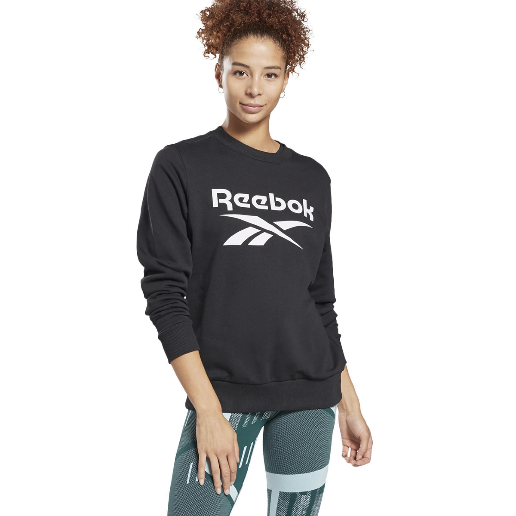 Sweatshirt femme Reebok Identity Logo French Terry