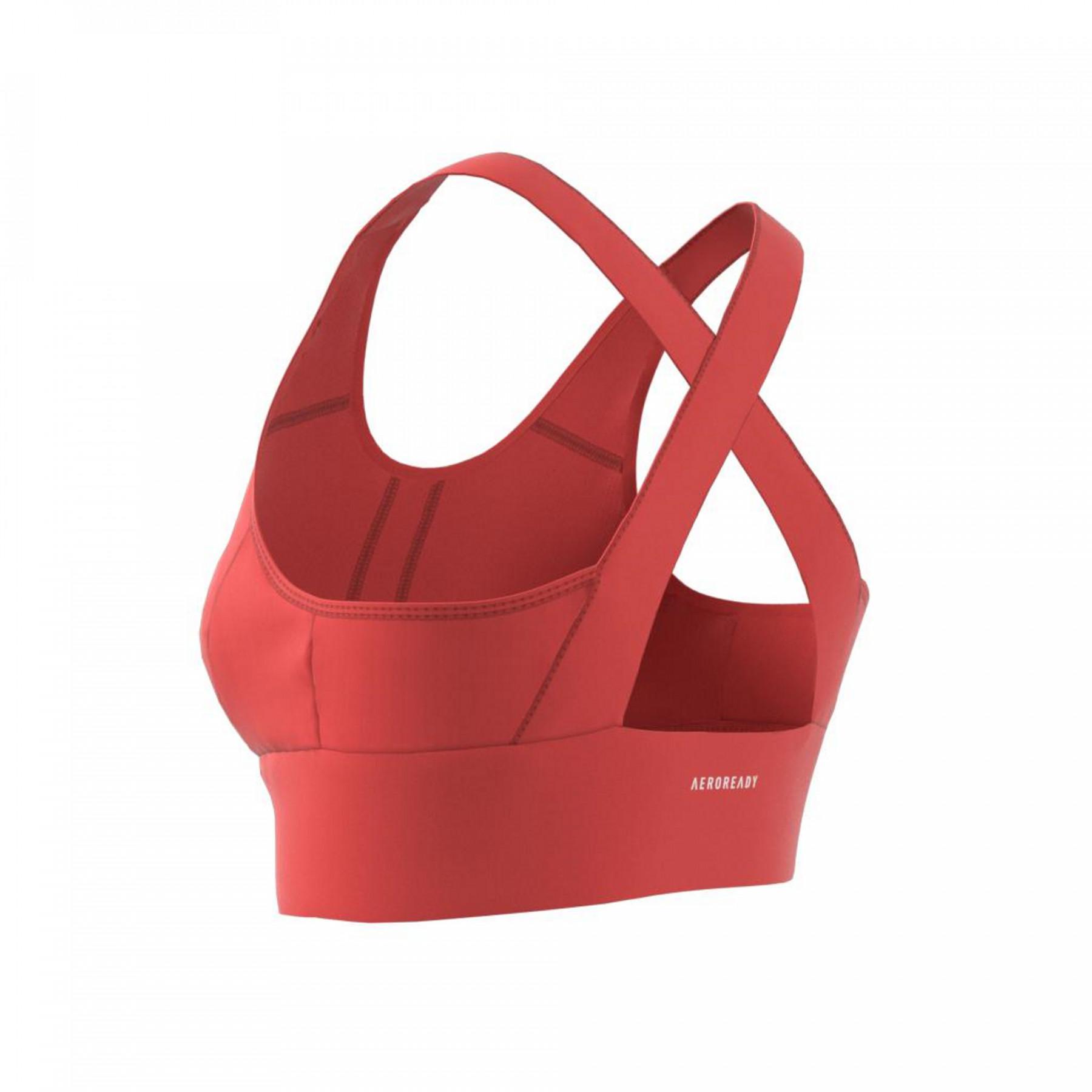 Brassière support léger femme adidas Designed To Move Aeroready