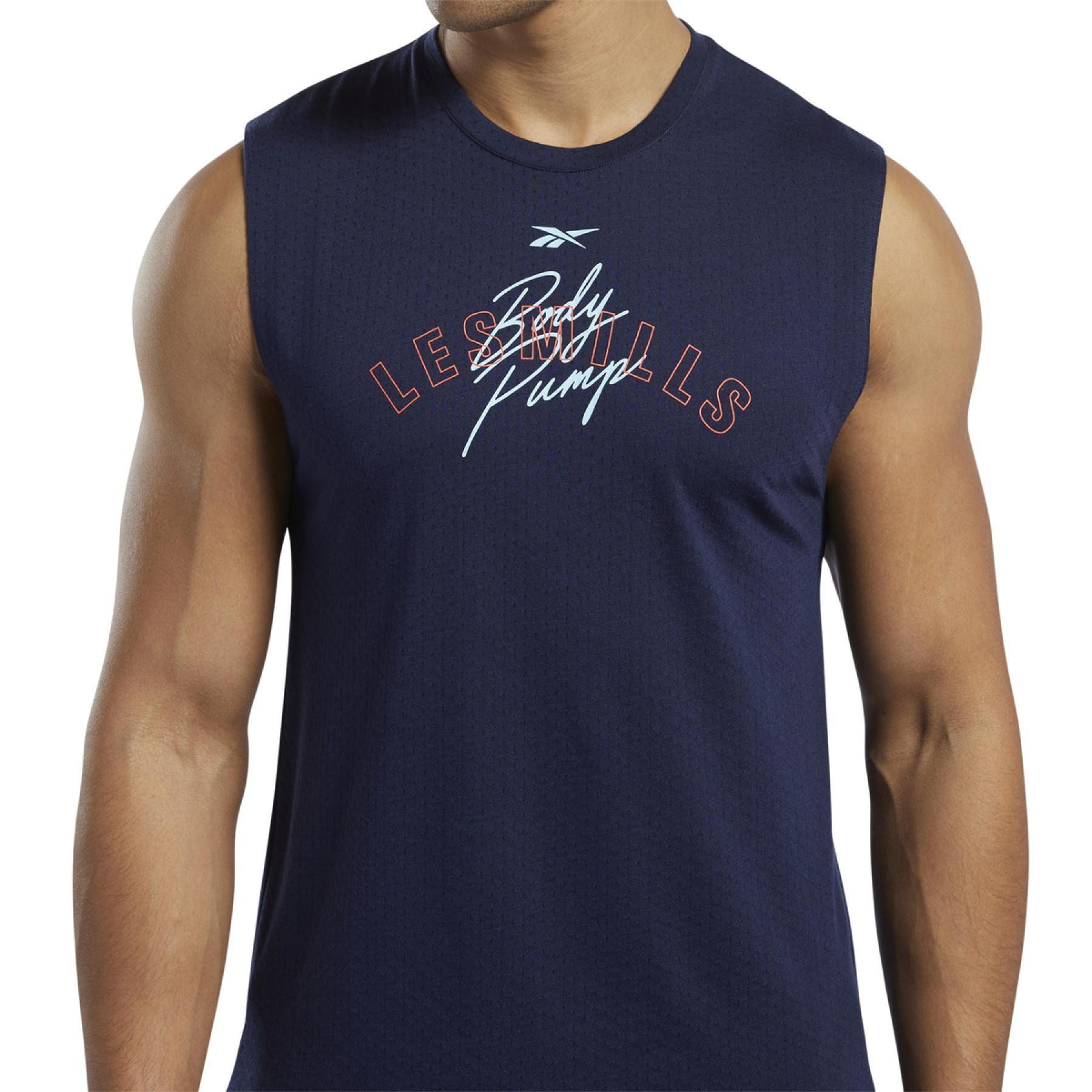 T-shirt Reebok Les Mills BodyPump Mesh less