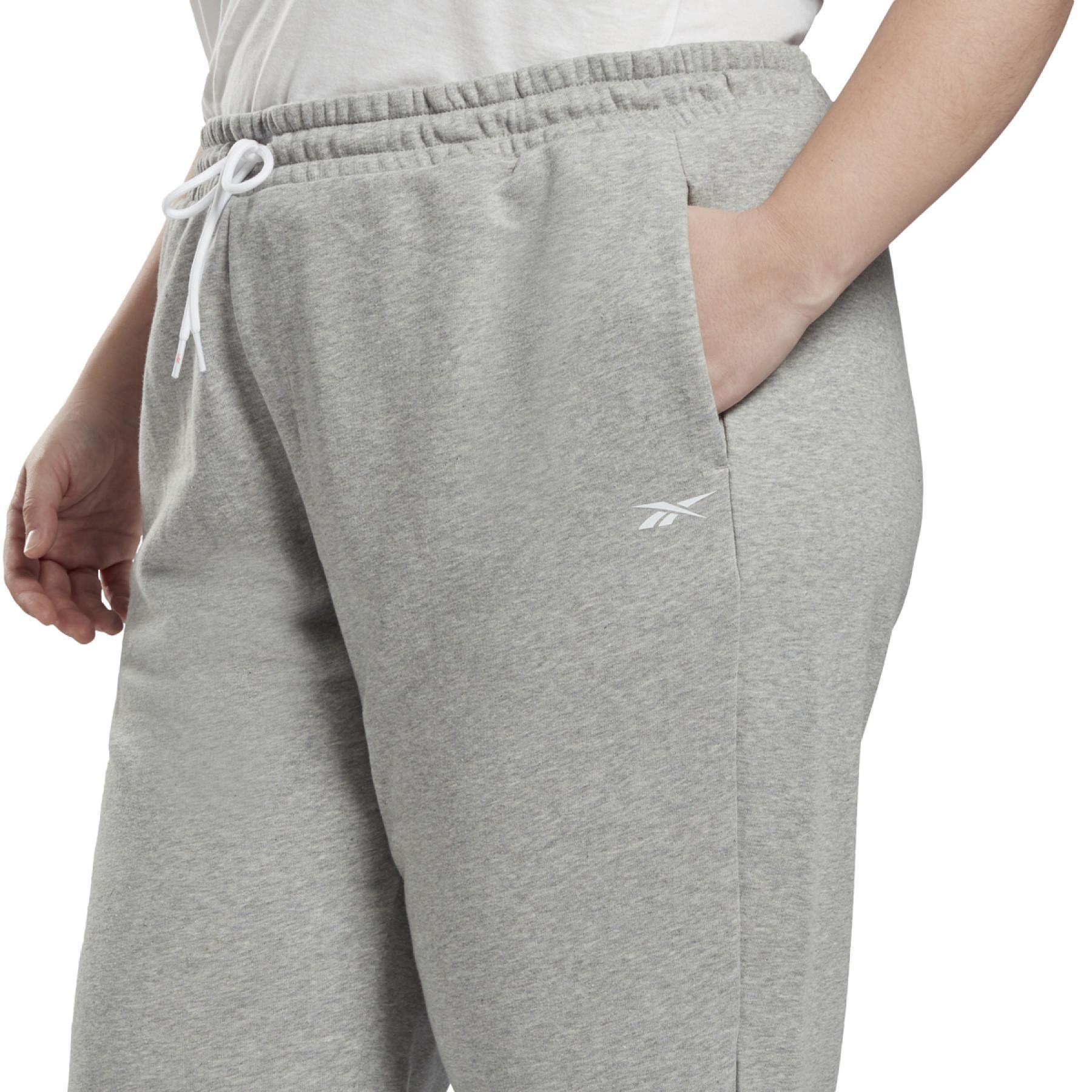 Pantalon femme Reebok Linear Logo French Terry Grande Taille