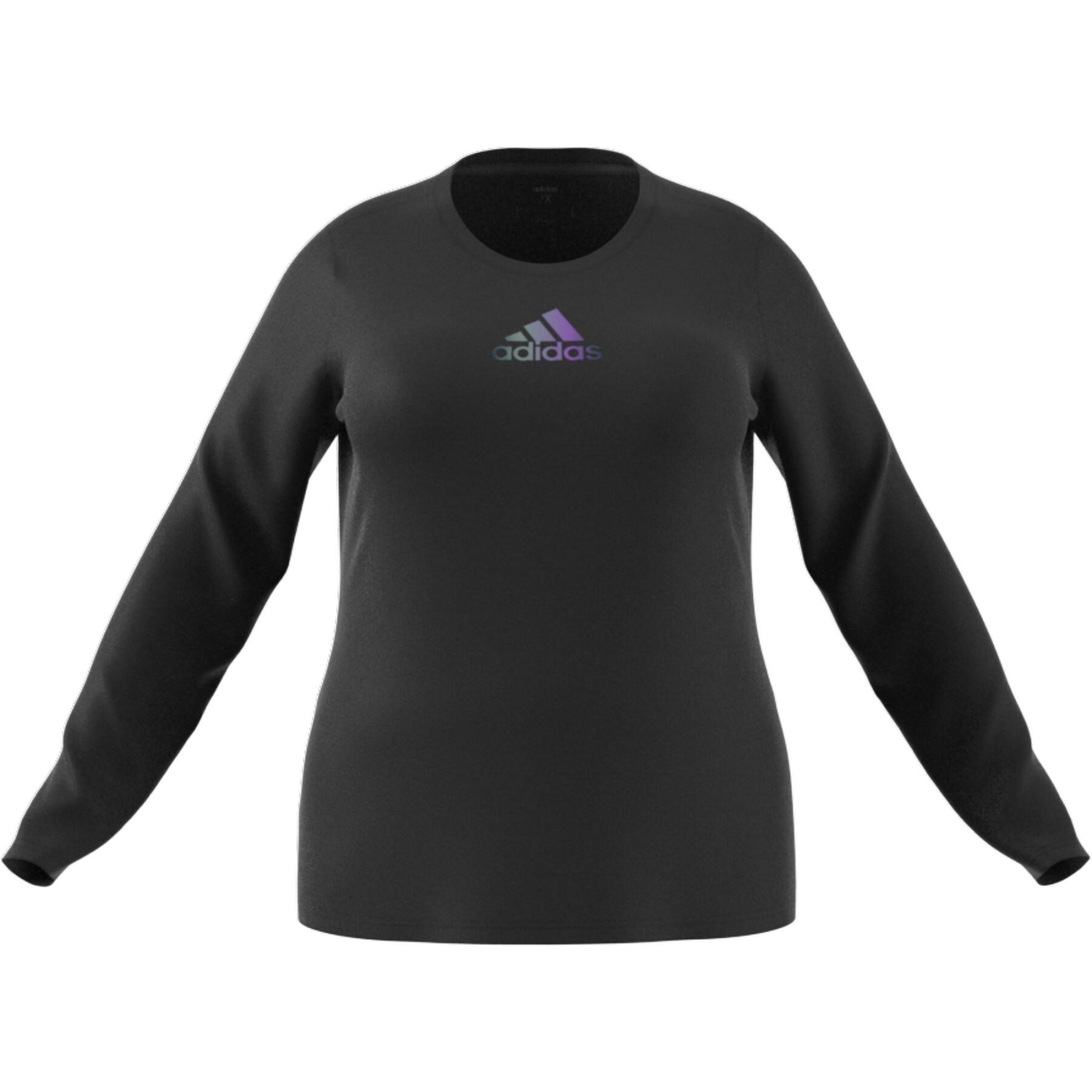 T-shirt femme adidas You for You Long Sleeve(Plus Size)