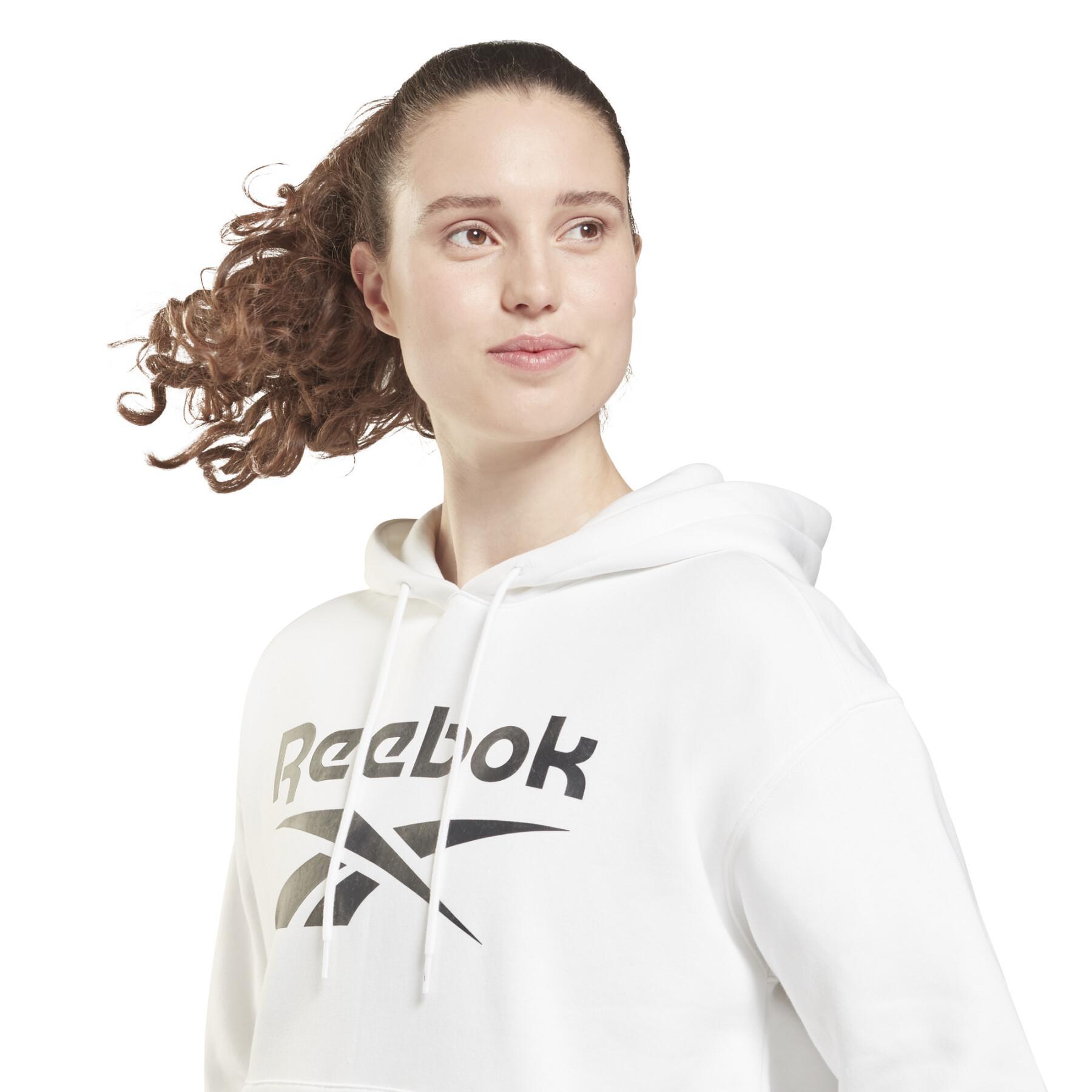 Sweat à capuche femme Reebok Identity Logo Fleece Pullover