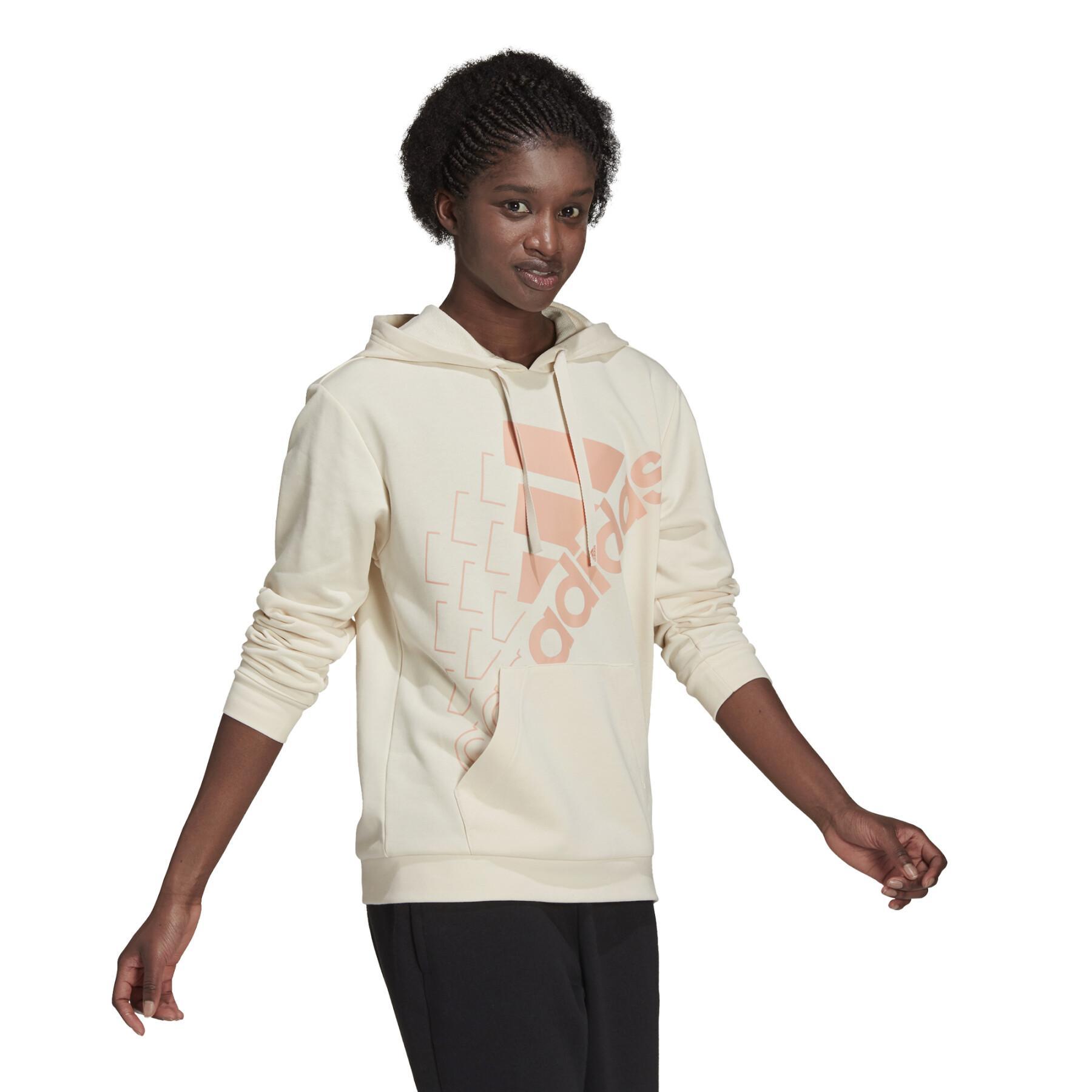 Sweatshirt femme adidas Brand Love Slanted Logo Relaxed