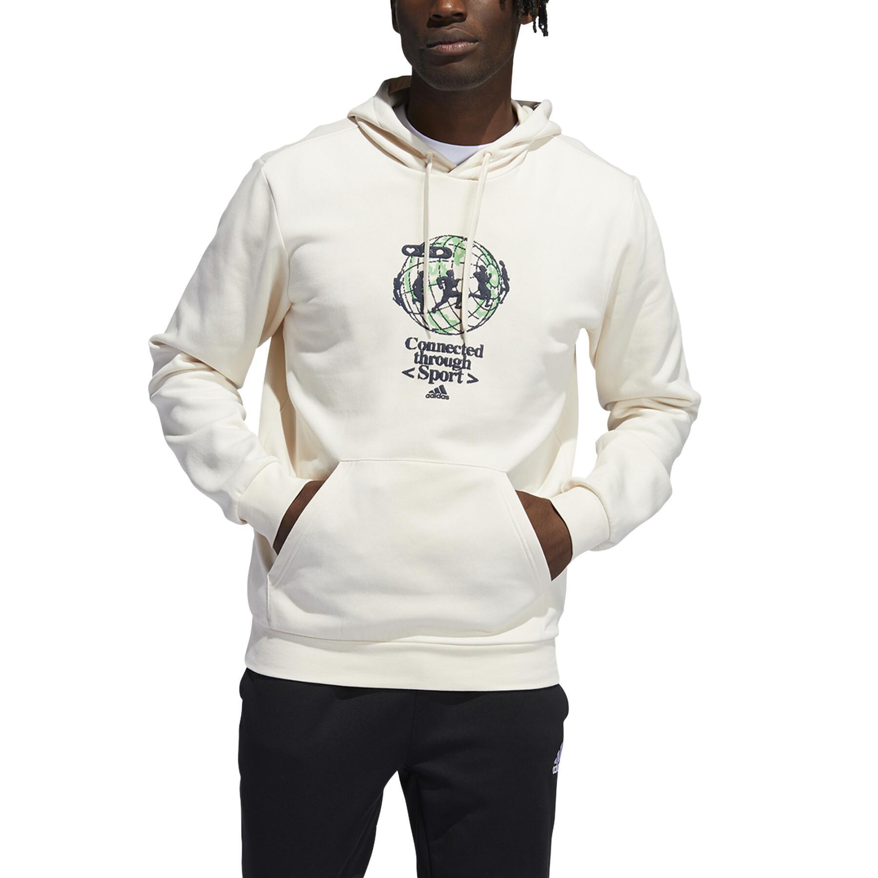 Sweatshirt à capuche adidas Connected Through Sport Graphic