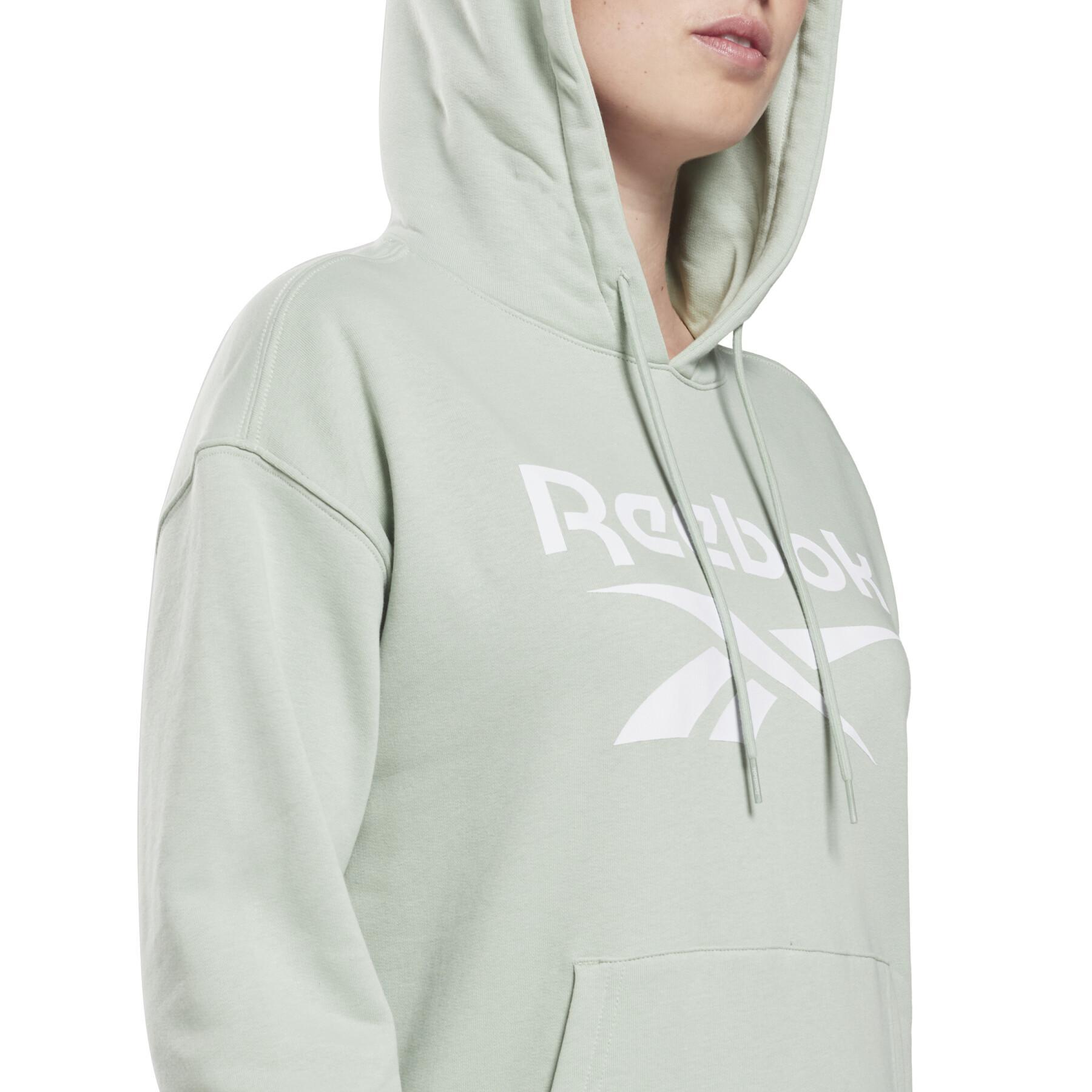 Sweatshirt à capuche femme Reebok Identity Logo French Terry