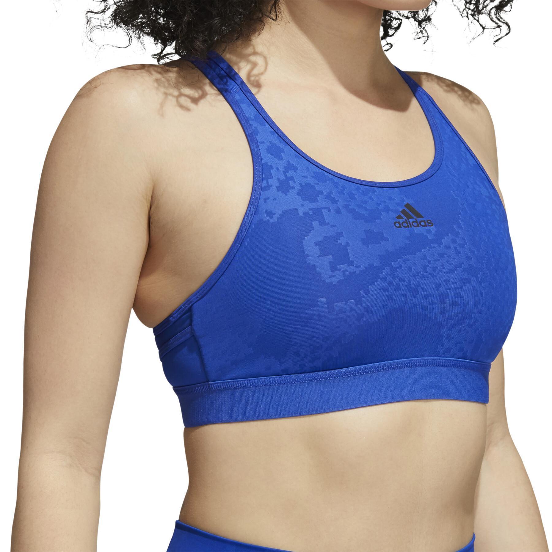 Brassière femme adidas Believe This Medium-Support Lace Camo Workout