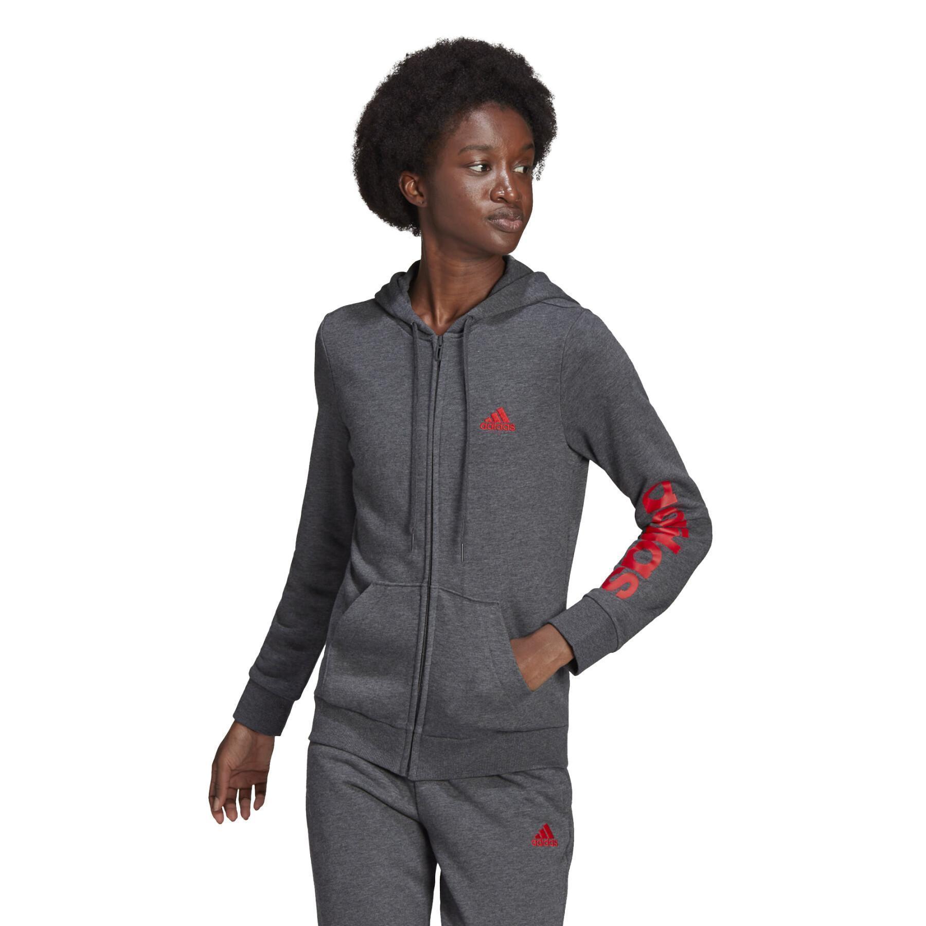 Sweatshirt femme adidas Essentials Logo Full-Zip