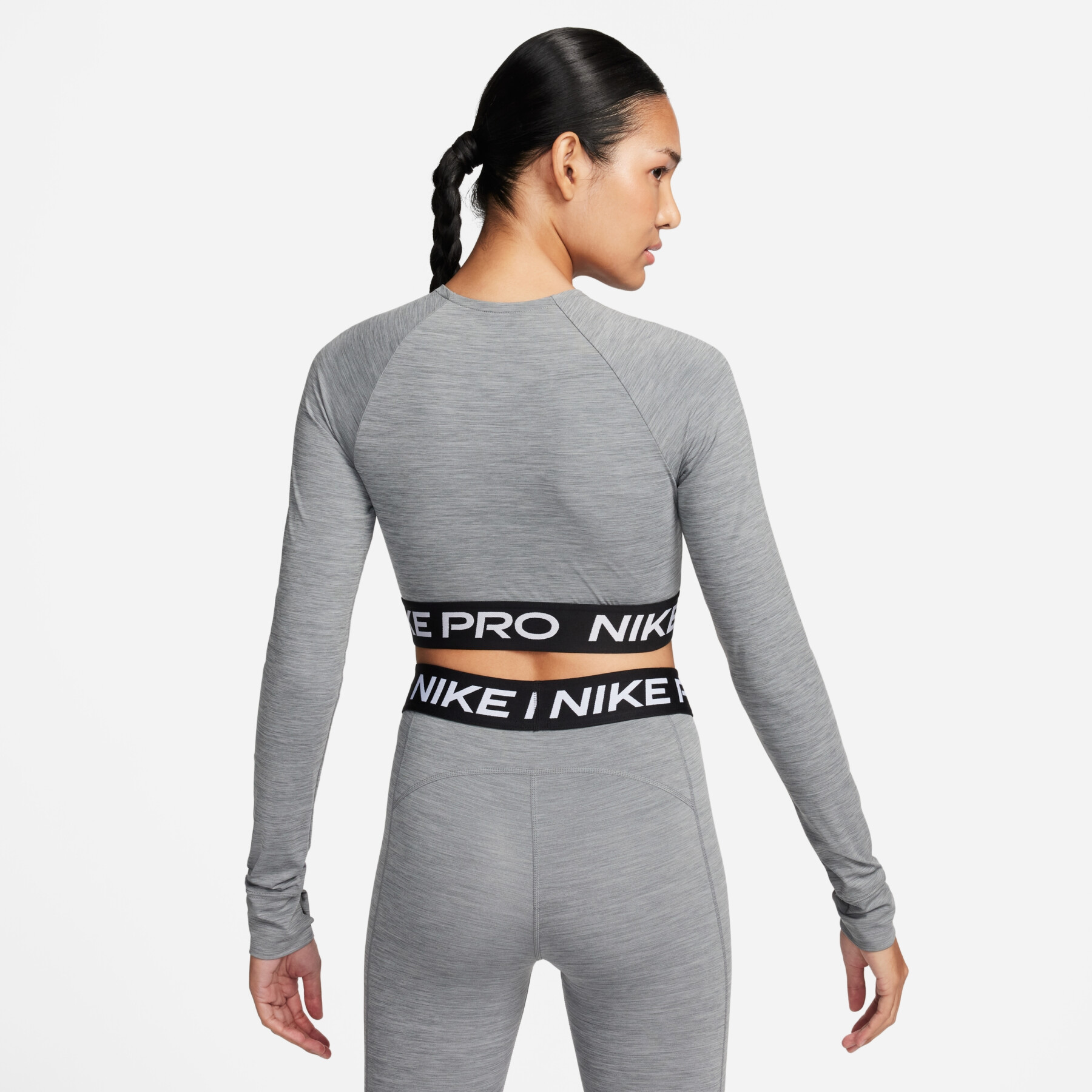 Maillot manches longues crop femme Nike Pro 365