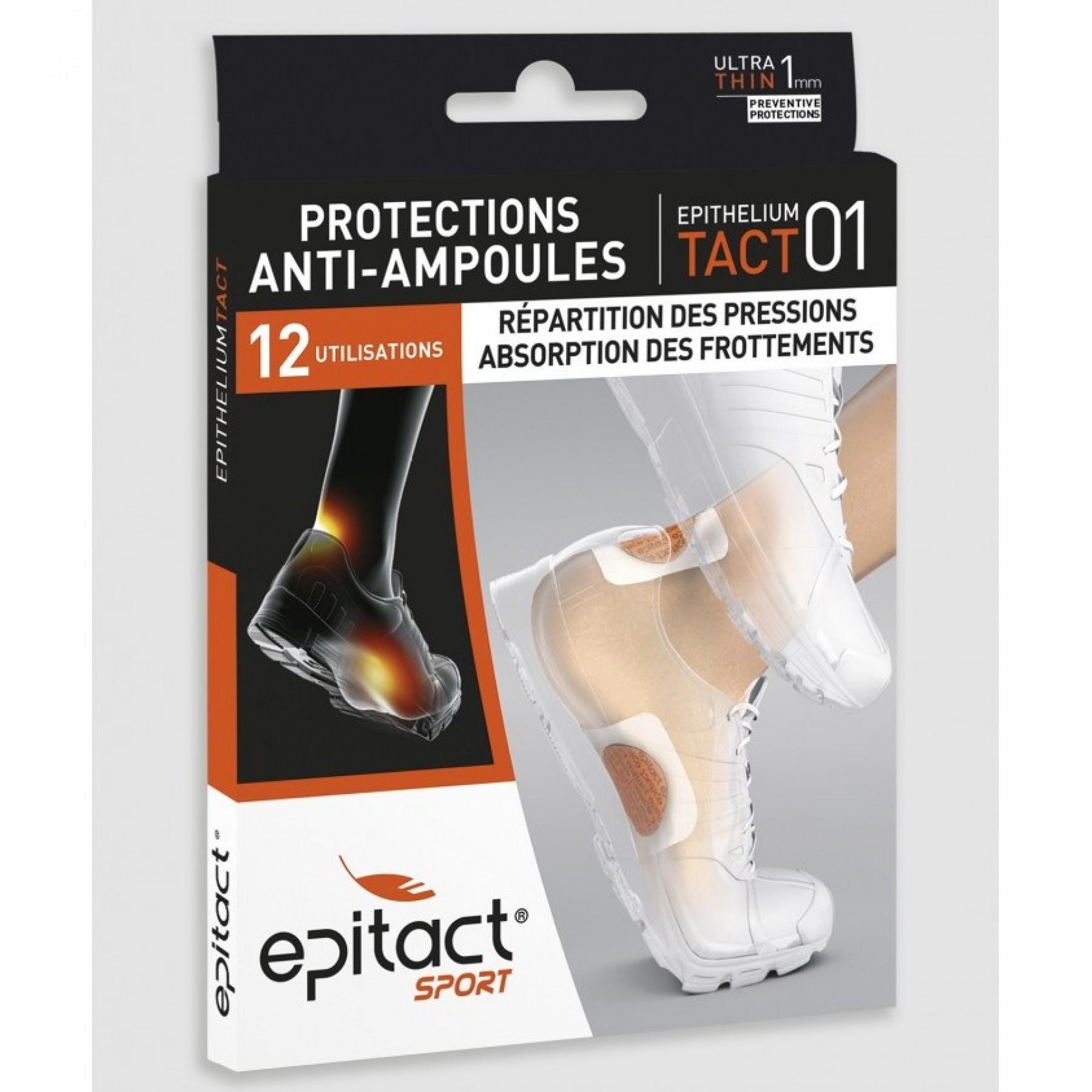 Protections anti-ampoules Epitact EPITHELIUMTACT 01 (lot de 4 protections + 12 adhésifs)