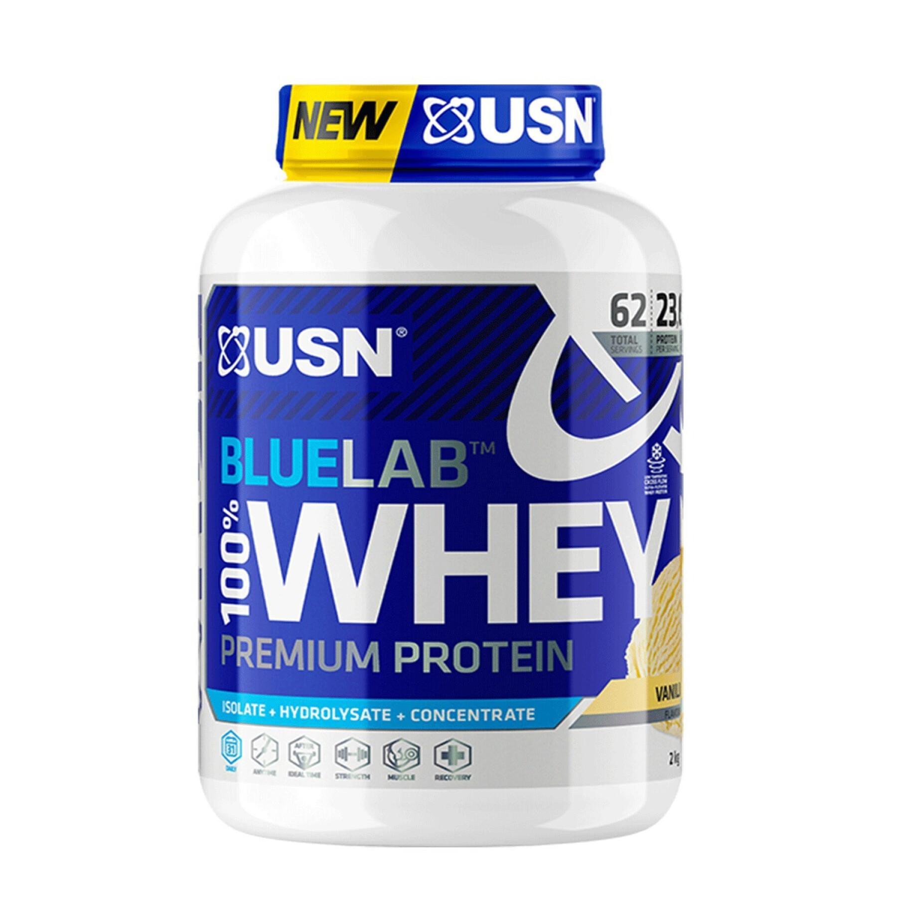 Protéine vanille USN Nutrition Blue Lab 100 % Whey