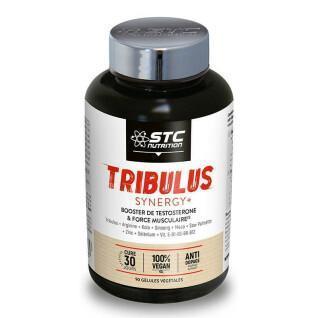 Booster de testosterone & force musculaire tribulus synergy+ STC Nutrition - 90 gélules végétales