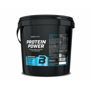Seau de proteines Biotech USA power - Vanille - 4kg