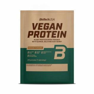 Lot de 50 sachets de protéines végétalienne Biotech USA - Noisette - 25g