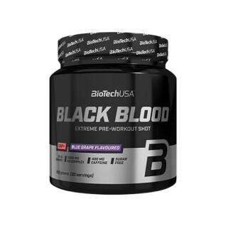 Lot de 50 sachets de booster Biotech USA black blood caf + - Myrtille - 10g