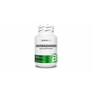 Lot de 12 pots de vitamine Biotech USA ashwagandha - 60 Gélul