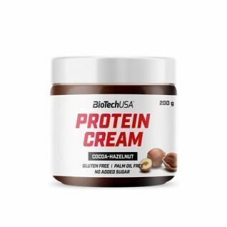 Lot de 15 pots de collations crème proteinée Biotech USA - Cacao-noisette - 200g
