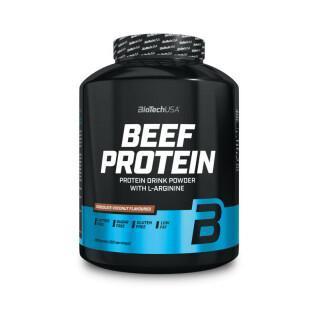Pot de protéine de bœuf Biotech USA - Vanille-cannelle - 1,816kg