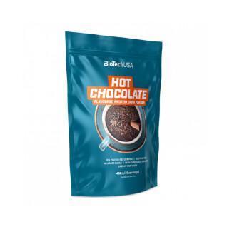 Lot de 10 boissons protéines en poudre Biotech USA - Hot Chocolate - 450g