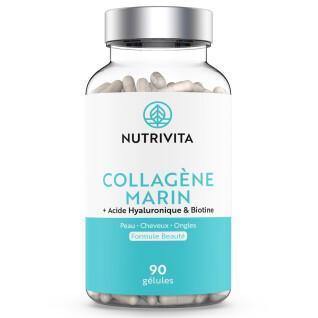 Complément alimentaire Collagène Marin - 90 gélules Nutrivita