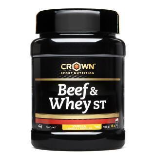 Protéine Crown Sport Nutrition Beef & Whey - vanille - 486 g