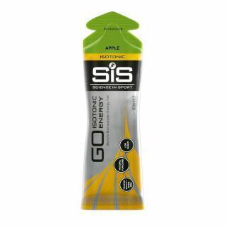 Lot de 30 Gels énergétique Science in Sport Go Isotonic - Pomme - 60 ml