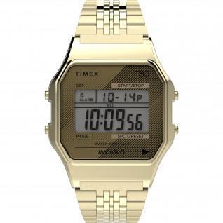 Montre Timex T80 34 mm Bracelet en acier inoxydable