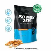 Lot de 10 sacs de protéines Biotech USA iso whey zero lactose free - Caramel salé - 500g