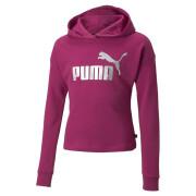 Sweatshirt crop top fille Puma Essentiel Logo