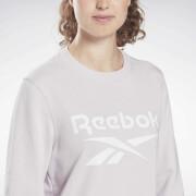 Sweatshirt femme Reebok Crewneck Identity Logo French Terry