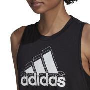T-shirt crop top Logo graphique femme adidas Aeroready Racerback