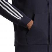 Sweatshirt à capuche adidas Essentials Fleece 3-Bandes Full-Zip