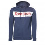 Sweatshirt à capuche Reebok Training Essentials Linear Logo Zip-Up