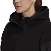 Sweatshirt femme adidas Essentials Golden Logo Sherpa